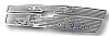 Chevrolet Silverado 3500 2005-2006 Polished Main Upper Symbolic Grille