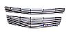 Chevrolet Malibu  2008-2012 Polished Main Upper Aluminum Billet Grille