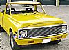 Chevrolet Full Size Pickup  1969-1972 Polished Main Upper Stainless Steel Billet Grille