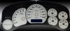 Chevrolet Tahoe 1999-2002  Silver / Blue Night Performance Dash Gauges