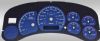 Gmc Sierra 1999-2002  Blue / Blue Night Performance Dash Gauges