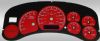 Chevrolet Tahoe 1999-2002  Red / Blue Night Performance Dash Gauges