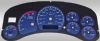 Chevrolet Silverado 1999-2002 Hd Blue / Blue Night Performance Dash Gauges