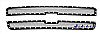 Chevrolet Avalanche  2003-2006 Black Powder Coated Main Upper Rivet Grille