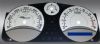 Chevrolet Cobalt 2005-2009 Base And Ls Silver / Blue Night Performance Dash Gauges