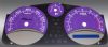 Chevrolet Cobalt 2005-2009 Base And Ls Purple / Blue Performance Dash Gauges