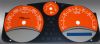 Chevrolet Cobalt 2005-2009 Base And Ls Orange / Blue Night Performance Dash Gauges