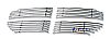 Dodge Magnum  2005-2007 Polished Main Upper Tubular Grille