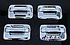 2004-2008  Ford F150 4 Door (w/ Keypad w/o Passenger Side Keyhole) Chrome Door Handles