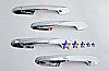 2003-2007  Honda Accord  (w/o Passenger Side Keyhole) Chrome Door Handles