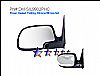 Gmc Sierra 1999-2002  Power/Heated/Chrome Left Side Towing Mirror