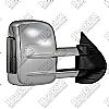 Chevrolet Silverado  2007-2013 Chrome Manual Towing Mirrors