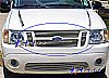 Ford Explorer Sport Trac  2001-2005 Polished Main Upper Stainless Steel Billet Grille