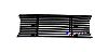 Ford Super Duty  2005-2007 Black Powder Coated Lower Bumper Black Aluminum Billet Grille