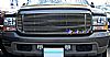 1999-2004 Ford Super Duty F-350 Polished Stainless Steel Billet Grille - Main Upper