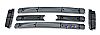 Ford Excursion  2005-2007 Black Powder Coated Main Upper Black Aluminum Billet Grille