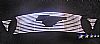 Ford Mustang Gt 2010-2012 Polished Main Upper Aluminum Billet Grille