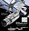 Honda Civic 1992-1995 Hb Si/Dx  Cat Back Exhaust System