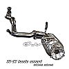 Honda Accord 1998-2002 2dr 4cyl.  Cat Back Exhaust System
