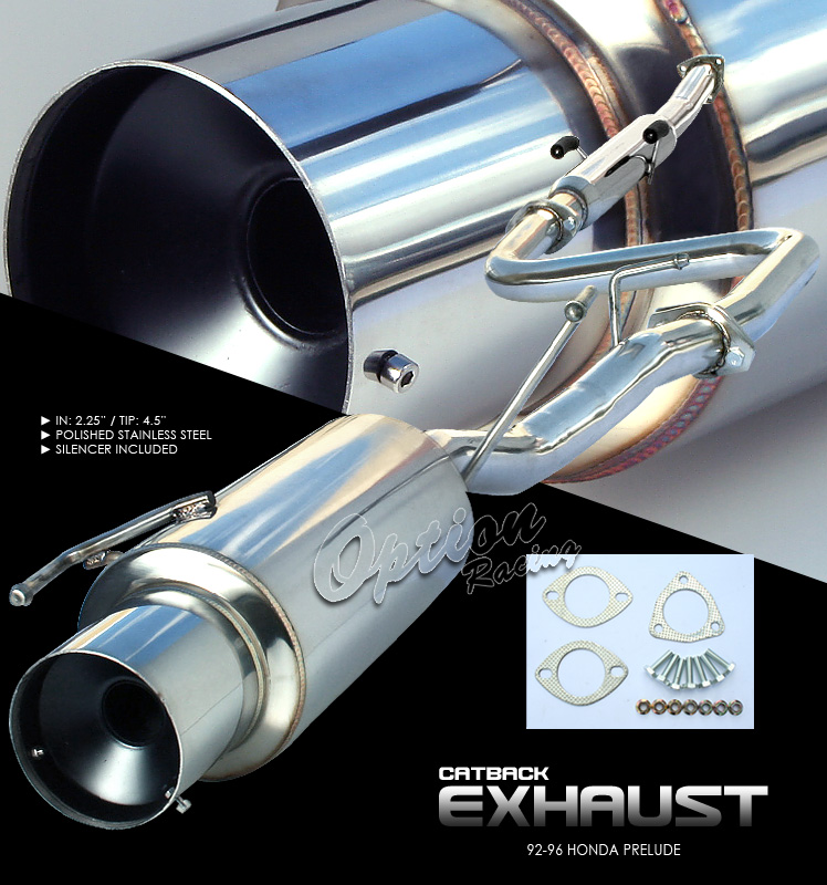 Exhaust system for honda prelude
