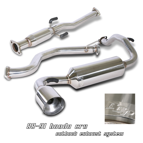 Catback exhaust system for honda
