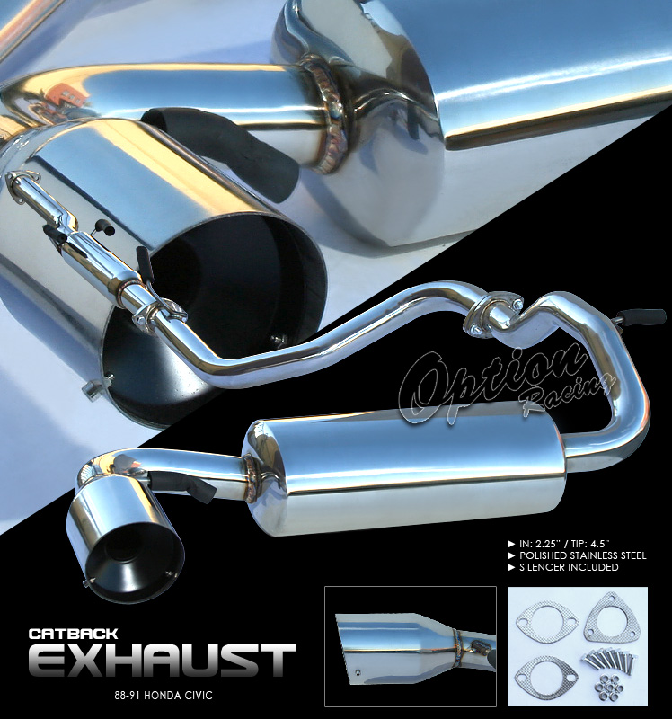 1991 Honda civic exhaust system #5