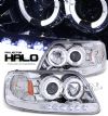 Ford Expedition 1997-2003  Chrome 1pc W/ Halo W/led Projector Headlights