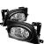 Honda Civic 2006-2007 4dr Clear Fog Lights 