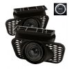 Chevrolet Silverado 2003-2005  Smoke Halo Projector Fog Lights  -  (w/o Body Cladding)