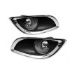 Toyota Yaris 2009-2010  Clear Fog Lights 3 door