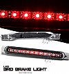 Ford Focus 2000-2007 4 Door Chrome Housing, Smoked Lens LED 3rd Brake Light