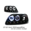 Ford Expedition 1997-2002  Black 1pc W/ Halo Projector Headlights