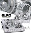 Ford Expedition 1997-2003  Chrome Euro Style Projector Headlights