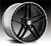 Chevrolet Corvette C6 Z06 Motorsport Black with Machine Lip Wheel 18x10.5