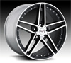 Chevrolet Corvette C6 Z06 Motorsport Black with Machine Face Wheel 17x9.5