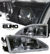 Ford Mustang 1994-1998  Black Projector Headlights