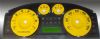 Ford Fusion 2006-2009  Yellow / Green Night Performance Dash Gauges