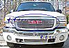 Gmc Sierra 3500 2007-2007 Polished Main Upper Stainless Steel Billet Grille