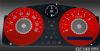 Chevrolet Cobalt 2005-2009  Red / Red Night Performance Dash Gauges