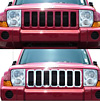 Jeep Commander 2006 Chrome Grill Overlay
