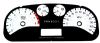 Hummer H3 2006-2009  White / White Night Performance Dash Gauges