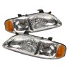 Nissan Sentra 2000-2003 Chrome Euro Crystal Headlights 