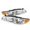 Pontiac Grand Prix 1997-2003 Chrome Euro Crystal Headlights 