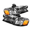 Chevrolet  Venture 1997-2005 Black Euro Crystal Headlights 