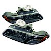 Dodge Caravan 1996-2000 Black Euro Crystal Headlights 