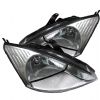 Ford Focus 2000-2004 Chrome Euro Crystal Headlights 