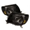 Toyota Tacoma 2005-2007 Black Euro Crystal Headlights 