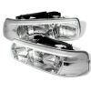 Chevrolet Silverado 1998-2003 Chrome Euro Crystal Headlights 