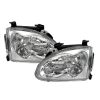 Honda Del Sol 1993-1997 Chrome Euro Crystal Headlights 