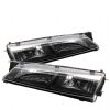 Nissan 240SX 1997-1998 Black Euro Crystal Headlights 